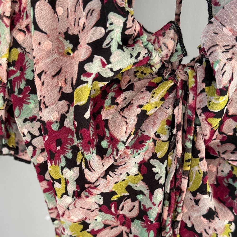 ASOS Chiffon Floral Maxi Dress